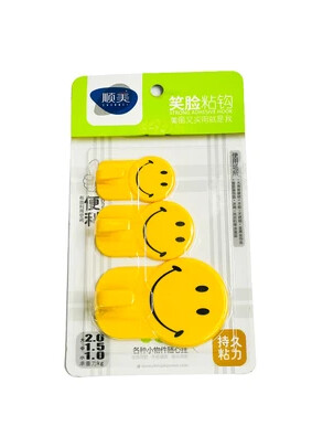 Sunmei Adhesive Hook 順美笑臉粘勾