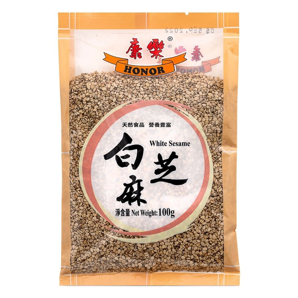 Honor White Sesame Seeds 康樂帶皮生白芝麻 100g