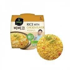 CJ Bibigo Cooked Rice with Chicken Flv 160G