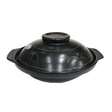 JHLC - Black Porcelain Pot 8&quot;