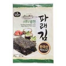 Choripdong Gwangchun Whole Seasoned Laver Parae 20g x 3