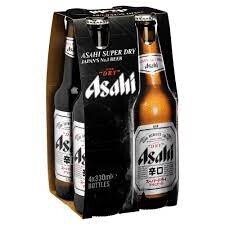 Asahi Super Dry Beer 4 x 330ml