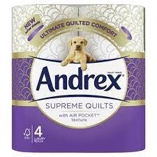 Andrex Supreme Quilts (4 rolls) PM299