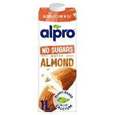 Alpro Almond Unsweetened UHT 1Ltr