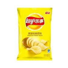 Lay&#39;s Potato Chips Original Flv 乐事美国经典原味 70g