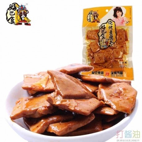 HBS Dried Beancurd - BBQ 好巴食豆腐干-烧烤味 68g