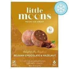Little Moons Belgian Choc Hazelnut Mochi Ice Cream 6 x 32g
