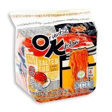 Mama OK Salted Egg 85g x 4 妈妈牌咸蛋黄拌面
