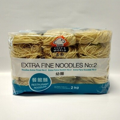 Chef&#39;s World Extra Fine Noodles 2kg