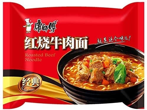 KSF Roasted Beef Noodle 康师傅红烧牛肉面 103g