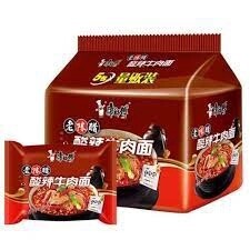 KSF Sour Beef Noodle 5 packs 康师傅酸辣牛肉5包装