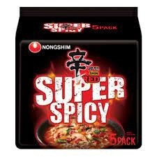 Nongshim Shin Ramyun Super Spicy 农心黑色辛拉面加辣 5 packs