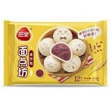 SQ Red Bean Paste Bun 三全豆沙包 360 g