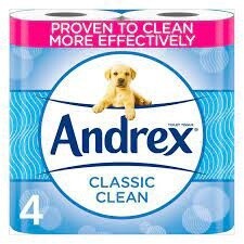 Andrex Toilet Rolls (4 rolls) PM299