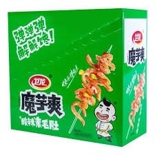 Weilong Whole Box  Sichuan Flavour 衛龍魔芋爽-酸辣 20 x 18g
