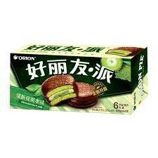 Orion Choco Pie Green Tea 好丽友派清新抹茶 216g