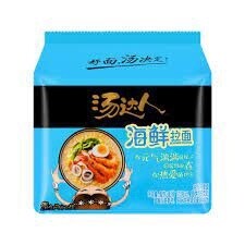 Unif Noodle - Seafood 5 packs 汤达人海鲜拉面 5 包装