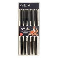 JY Black Chopsticks 家逸10對裝合金筷  (JY4426)