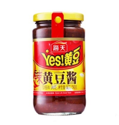 HT Hot Soybean (Yellow Bean) Sauce - Spicy 海天辣黄豆酱 340g
