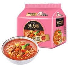 KSF Noodle - Tomato Beef Flavour 119g x 5pck 康师傅汤大师精炖番茄牛腩
