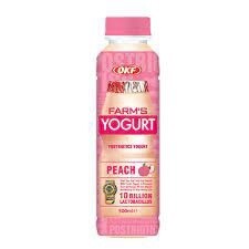 OKF Peach Yoghurt Drink 芦荟桃子酸奶 500ml