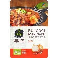 CJ Bibigo Bulgogi Spicy Marinade Sauce 80g