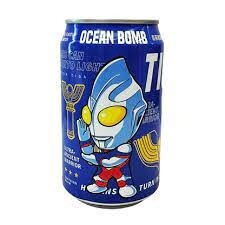 Ocean Bomb &amp; Ultraman Green Apple 330ml