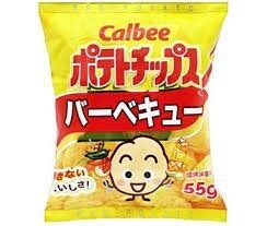 Calbee Potato Chips BBQ 105g