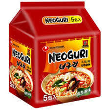 Nongshim Neoguri Ramyun - 5 packs 农心辣海鲜拉面