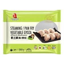 Fresh Asia Chive &amp; Mushroom Pan Fry Dumplings 280g