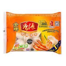 Fresh Asia Pork with Prawn &amp; Sweetcorn Dumplings 香源 虾仁玉米水饺 400g