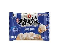 Kung Fu Pork &amp; Mixed Seafood Dumplings 猪肉海鲜 400g