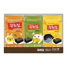 Gwangcheon Kakao Seasoned Laver 2g x 3