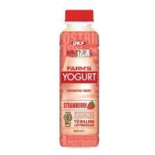 OKF Strawberry Yoghurt Drink 芦荟草莓酸奶 500ml