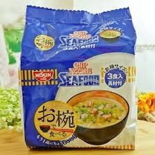 Nissin Noodle Seafood 日清 海鮮味方便麵三連包114g