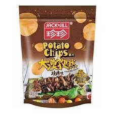 J&amp;J Potato Chips - Cumin Flavour 珍珍孜然味薯片 52.5g