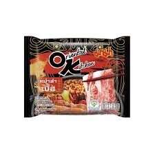 Mama OK Mala Beef 妈妈牌麻辣牛肉味拌面 85g