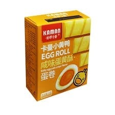 Kaman Egg Roll Salted Egg Yolk 咔囉卡曼咸蛋黄蛋卷 64g