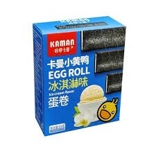 Kaman Egg Roll Ice Cream 咔囉卡曼冰淇淋蛋卷 64g