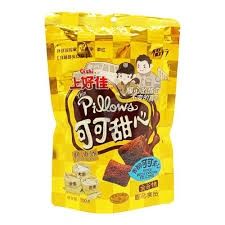 OS Thin Pillows with Coca Filling 上好佳可可甜心100g