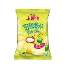 OS Potato Chips - Lime &amp; Sea Salt 上好佳薯片-青檸海鹽 50g