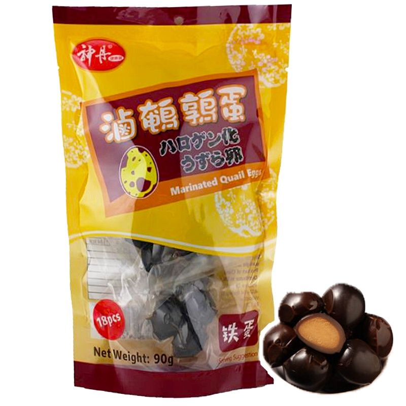 SD Marinated Quail Eggs - Iron 神丹滷鵪鶉蛋-五香味鐵蛋90g