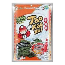 Taokaenoi Crispy Seaweed Sriracha 小老板脆紫菜是拉差味 32g