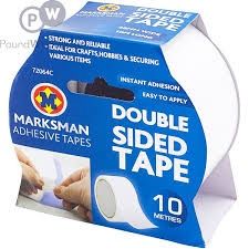 Marksman Double-Sided Tape 48mm X 10m