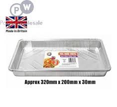 DID Foil Bake Trays 3 Pack 32cm X 20cm X 3cm