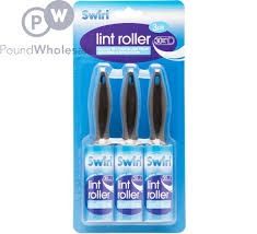 Swirl 30 Sheet Lint Rollers 3 Pack