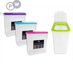 Dry Food Storage Containers 2ltr 4 Assorted Colours