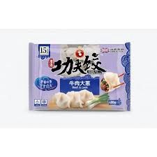 Kung Fu Beef &amp; Leek Dumplings 功夫水餃-牛肉大蔥 400g