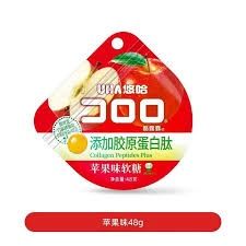 UHA Soft Candy Apple 酷露露苹果味软糖 48g