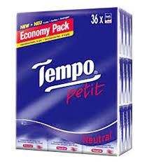 Tempo Tissue  得寶迷你紙巾-天然無味(36pcs)
